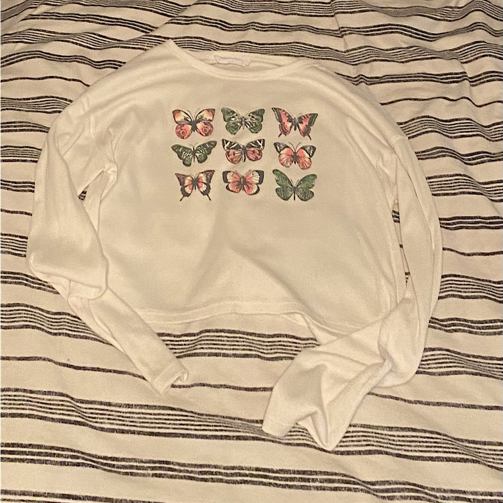 All In Favor Longsleeve Cropped Shirt